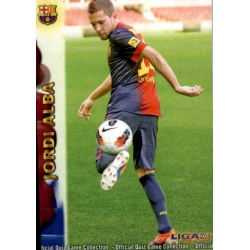 Jordi Alba Barcelona 36 Las Fichas de la Liga 2013 Official Quiz Game Collection