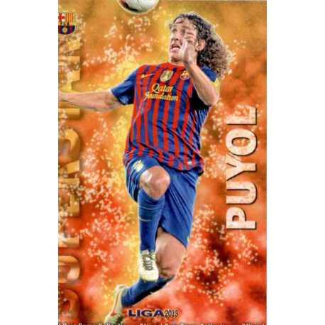 Puyol Superstar Barcelona 50 Las Fichas de la Liga 2013 Official Quiz Game Collection
