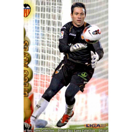 Diego Alves Valencia 58 Las Fichas de la Liga 2013 Official Quiz Game Collection