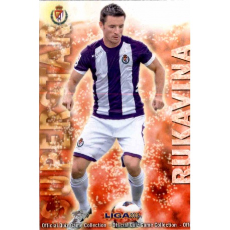 Rukavina Superstar Valladolid 539 Las Fichas de la Liga 2013 Official Quiz Game Collection