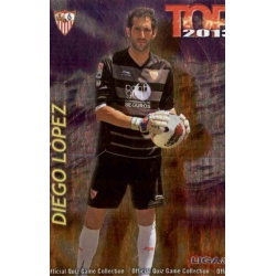 Diego López Top Morado Sevilla 546 Las Fichas de la Liga 2013 Official Quiz Game Collection