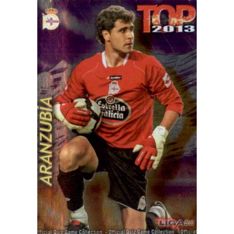 Aranzubia Top Morado Deportivo 548 Las Fichas de la Liga 2013 Official Quiz Game Collection