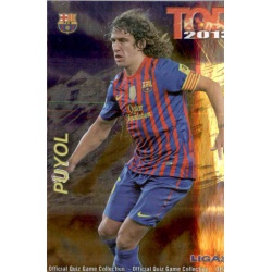 Puyol Top Morado Barcelona 560 Las Fichas de la Liga 2013 Official Quiz Game Collection