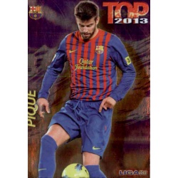 Piqué Top Morado Barcelona 569 Las Fichas de la Liga 2013 Official Quiz Game Collection