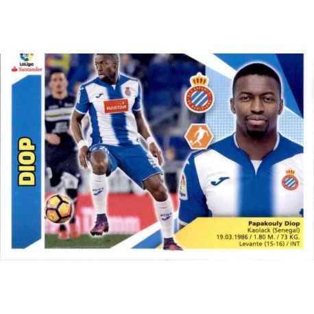 Comprar Online Cromos Diop Espanyol Liga 2017-18