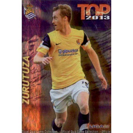 Zurutuza Top Morado Real Sociedad 610 Las Fichas de la Liga 2013 Official Quiz Game Collection