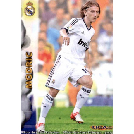 Modric Fichas +I Real Madrid 647 Las Fichas de la Liga 2013 Official Quiz Game Collection