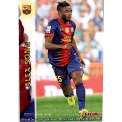 Alex Song Fichas +I Barcelona 648 Las Fichas de la Liga 2013 Official Quiz Game Collection
