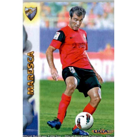 Maresca Bajas Málaga 93 Las Fichas de la Liga 2013 Official Quiz Game Collection