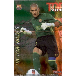 Víctor Valdés Top Verde Barcelona 542 Las Fichas de la Liga 2013 Official Quiz Game Collection