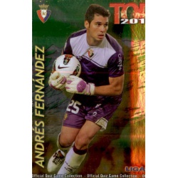 Andrés Fernández Top Verde Osasuna 545 Las Fichas de la Liga 2013 Official Quiz Game Collection