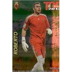 Roberto Top Verde Zaragoza 547 Las Fichas de la Liga 2013 Official Quiz Game Collection