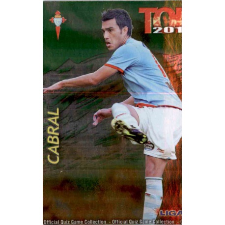 Cabral Top Verde Celta 567 Las Fichas de la Liga 2013 Official Quiz Game Collection