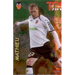 Mathieu Top Verde Valencia 579 Las Fichas de la Liga 2013 Official Quiz Game Collection