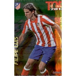 Filipe Luis Top Verde Atlético Madrid 581 Las Fichas de la Liga 2013 Official Quiz Game Collection