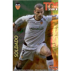 Soldado Top Verde Valencia 624 Las Fichas de la Liga 2013 Official Quiz Game Collection