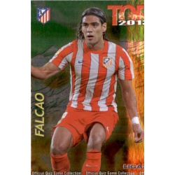 Falcao Top Verde Atlético Madrid 625 Las Fichas de la Liga 2013 Official Quiz Game Collection