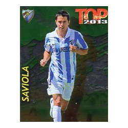 Saviola Top Verde Málaga 628 Las Fichas de la Liga 2013 Official Quiz Game Collection
