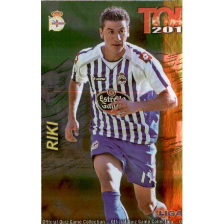 Riki Top Verde Deportivo 630 Las Fichas de la Liga 2013 Official Quiz Game Collection