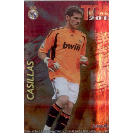 Casillas Top Fucsia Real Madrid 541 Las Fichas de la Liga 2013 Official Quiz Game Collection