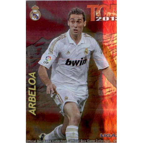 Arbeloa Top Fucsia Real Madrid 550 Las Fichas de la Liga 2013 Official Quiz Game Collection