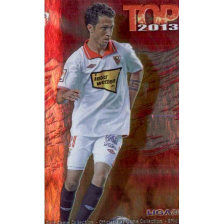 Cicinho Top Fucsia Sevilla 556 Las Fichas de la Liga 2013 Official Quiz Game Collection