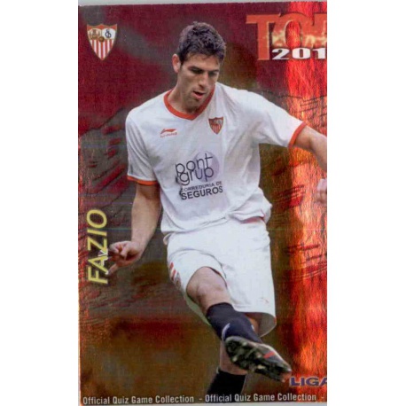 Fazio Top Fucsia Sevilla 563 Las Fichas de la Liga 2013 Official Quiz Game Collection