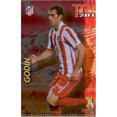 Godín Top Fucsia Atlético Madrid 564 Las Fichas de la Liga 2013 Official Quiz Game Collection
