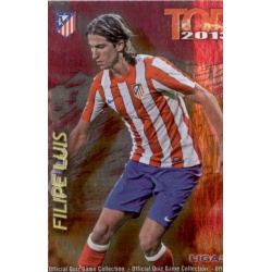 Filipe Luis Top Fucsia Atlético Madrid 581 Las Fichas de la Liga 2013 Official Quiz Game Collection
