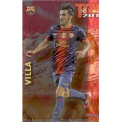 David Villa Top Fucsia Barcelona 633 Las Fichas de la Liga 2013 Official Quiz Game Collection