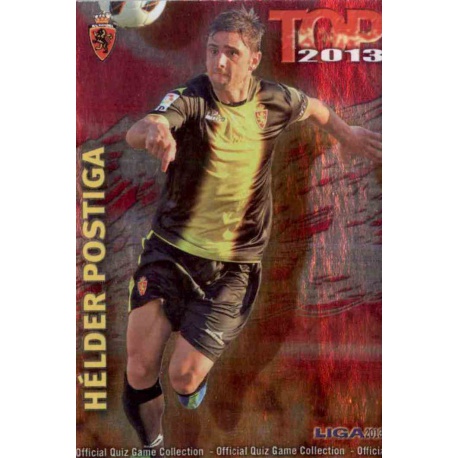 Helder Postiga Top Fucsia Zaragoza 635 Las Fichas de la Liga 2013 Official Quiz Game Collection