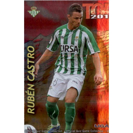 Rubén Castro Top Fucsia Betis 638 Las Fichas de la Liga 2013 Official Quiz Game Collection