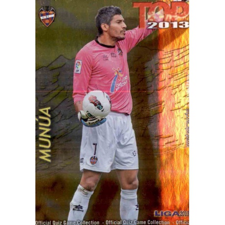Munúa Top Dorado Levante 544 Las Fichas de la Liga 2013 Official Quiz Game Collection