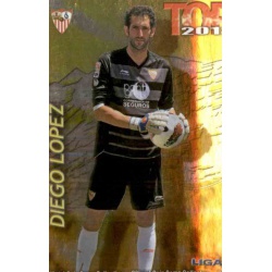Diego López Top Dorado Sevilla 546 Las Fichas de la Liga 2013 Official Quiz Game Collection