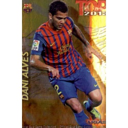 Dani Alves Top Dorado Barcelona 551 Las Fichas de la Liga 2013 Official Quiz Game Collection