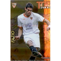 Fazio Top Dorado Sevilla 563 Las Fichas de la Liga 2013 Official Quiz Game Collection