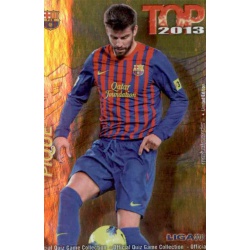 Piqué Top Dorado Barcelona 569 Las Fichas de la Liga 2013 Official Quiz Game Collection