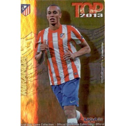 Miranda Top Dorado Atlético Madrid 571 Las Fichas de la Liga 2013 Official Quiz Game Collection