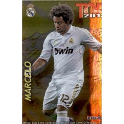 Marcelo Top Dorado Real Madrid 577 Las Fichas de la Liga 2013 Official Quiz Game Collection