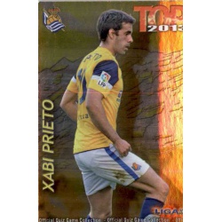 Xabi Prieto Top Dorado Real Sociedad 601 Las Fichas de la Liga 2013 Official Quiz Game Collection
