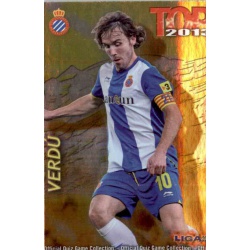 Verdú Top Dorado Espanyol 611 Las Fichas de la Liga 2013 Official Quiz Game Collection