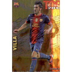 David Villa Top Dorado Barcelona 633 Las Fichas de la Liga 2013 Official Quiz Game Collection