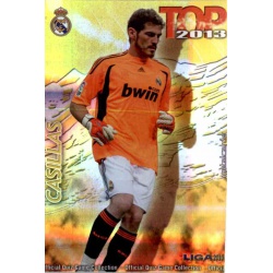 Casillas Top Dorado Rayas Horizontales Real Madrid 541 Las Fichas de la Liga 2013 Official Quiz Game Collection