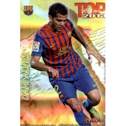 Dani Alves Top Dorado Rayas Horizontales Barcelona 551 Las Fichas de la Liga 2013 Official Quiz Game Collection