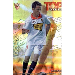 Cicinho Top Dorado Rayas Horizontales Sevilla 556 Las Fichas de la Liga 2013 Official Quiz Game Collection