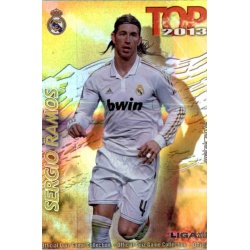 Sergio Ramos Top Dorado Rayas Horizontales Real Madrid 568 Las Fichas de la Liga 2013 Official Quiz Game Collection