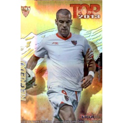Negredo Top Dorado Rayas Horizontales Sevilla 626 Las Fichas de la Liga 2013 Official Quiz Game Collection