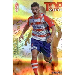 Torje Top Dorado Rayas Horizontales Granada 634 Las Fichas de la Liga 2013 Official Quiz Game Collection