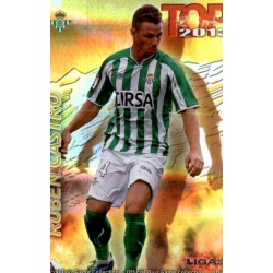 Rubén Castro Top Dorado Rayas Horizontales Betis 638 Las Fichas de la Liga 2013 Official Quiz Game Collection