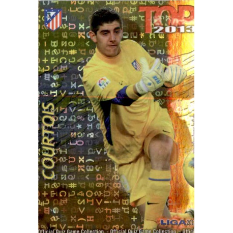 Courtois Top Letras Atlético Madrid 543 Las Fichas de la Liga 2013 Official Quiz Game Collection
